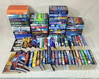 Clive Cussler Hard & Soft Cover Adventure Novel Collection