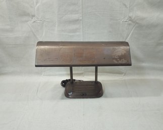 Vintage Banker's Electric Desk Lamp