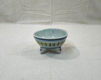 Vintage Mexican Tri-Footed Ceramic Bowl