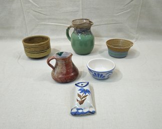 Assorted Contemporary Unsigned Studio Art Pottery Group