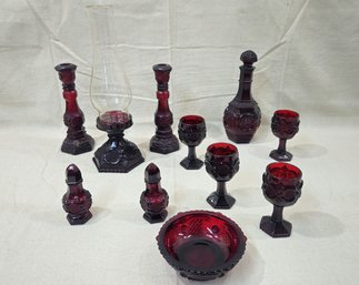 Assorted Avon 1876 Cape Cod Collection Glassware Articles Group