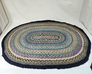 Vintage Oval Braided Area Rug