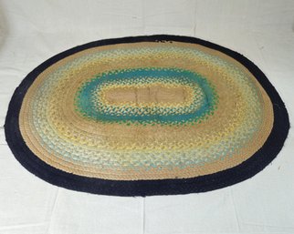 Vintage Oval Braided Area Rug