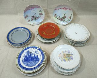Assorted Vintage Ceramic Bread & Butter Plates Group