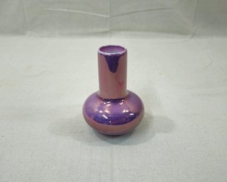 Vintage Weller Purple Iridescent Lustre Ware Bud Vase