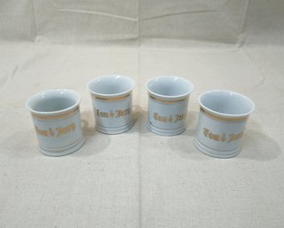 Vintage Tom & Jerry Porcelain Mugs Set
