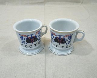 Vintage Viking Doctor Occupational Shaving Mugs