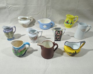 Assorted Vintage Small Ceramic Creamers Group
