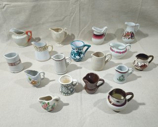 Assorted Vintage Small Ceramic Creamers Group