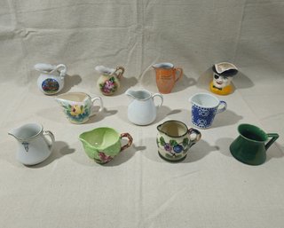 Assorted Vintage Small Ceramic Creamers Group