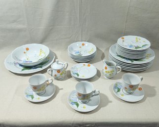 Assorted Vintage Rhythm China By International Early Morning Dinnerware Group