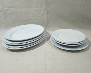 Assorted Antique White Ironstone Tableware Group