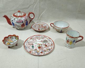 Assorted Vintage Japanese Geisha Ware Ceramic Articles Group