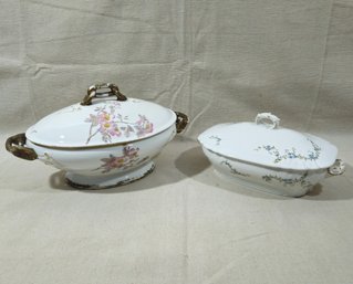 Assorted Antique Haviland Covered Tureens Group