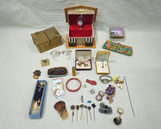 Assorted Vintage Jewelry , Accessories, & Other Group