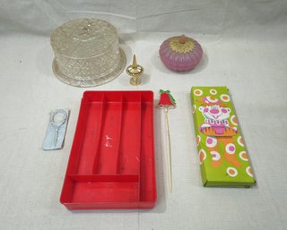 Assorted Vintage Plastic Collectibles Group