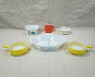 Assorted Vintage Hazel Atlas & Glasbake Kitchen Glassware Group