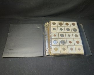 Assorted Caribbean, South Pacific, Western European, & Other Foreign Coins Binder