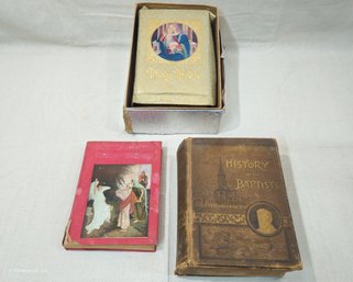 Assorted Antique & Vintage Religious Books Group