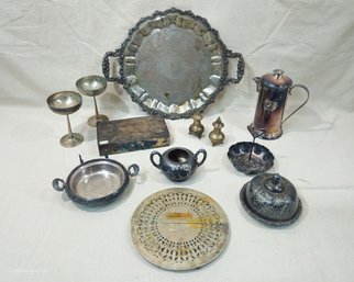 Assorted Vintage Silverplate Group