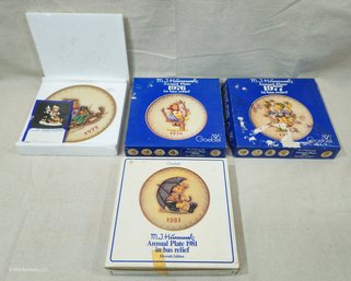 Assorted Vintage Hummel Annual Plates Group
