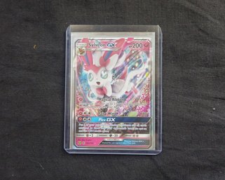 2017 Pokemon Sun & Moon: Guardians Rising Sylveon GX Trading Card