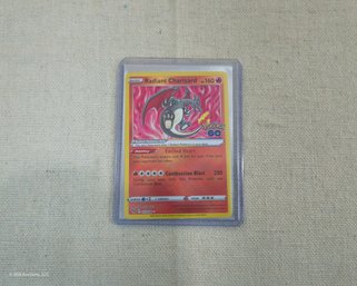2022 Pokemon Sword & Shield: Pokemon Go Radiant Charizard Trading Card