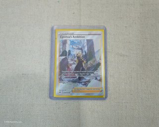 2023 Pokemon Sword & Shield: Crown Zenith Galarian Gallery Cynthia's Ambition Trading Card