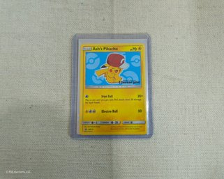 2017 Pokemon Sun & Moon Promo Ash's Pikachu Trading Card