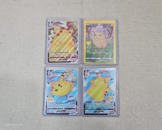 Assorted Pokemon Pikachu Trading Cards Group