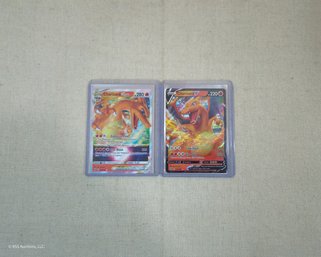 Assorted Pokemon Charizard Trading Cards Group