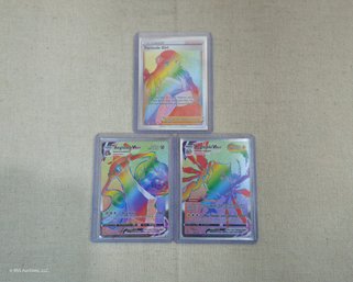 Assorted Pokemon Secret Rare Trading Cards Group