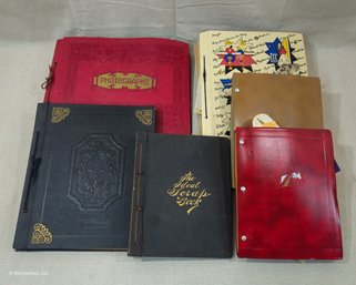 Assorted Vintage Scrapbooks Group