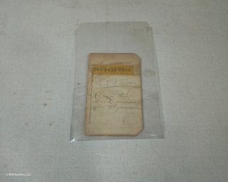 Antique 19th Century The Dead Shot Theatrical Prompt Book