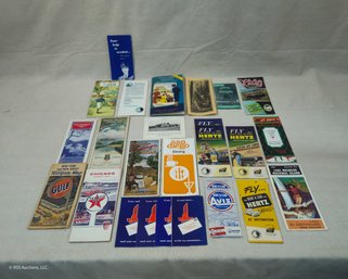 Assorted Vintage Travel Maps & Brochures Group