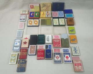 Assorted Vintage Playing Card Sets Group