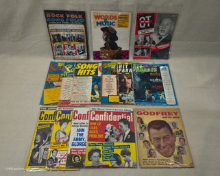 Assorted Vintage Tabloid & Music Magazines Group