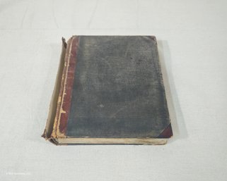 Antique 19th Century Eagle Linen Fibre Copying Book For J. Cushing & Co., Fitchburg, MA