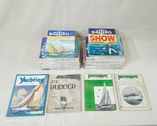 Assorted Vintage Motor Boating & Other Boating Magazines Group