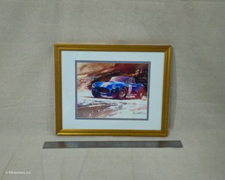 Framed Phil Stark Shelby Cobra Jet Art Print