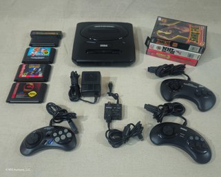 Vintage Sega Genesis Console, Accessories, & Games Group