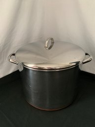 Revere Ware Copper Bottom 16 Quart Stock Pot W/cover
