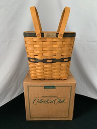 Longaberger Collectors Club Membership Basket W/box