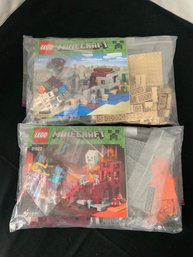 Lego Minecraft: Sets 21121 & 21122 Minifigures & Instructions