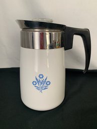 Corning Ware Blue Cornflower 6 Cup Perculator
