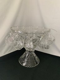 Anchor Hocking EAPC Punch Bowl Set 15 Pieces