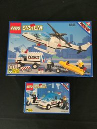 Lego Classic Town Police Sets 6545 & 6625 Minifigures, Manuals & Boxes