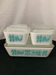 Pyrex Butterprint Refrigerator Set ~8 Pieces