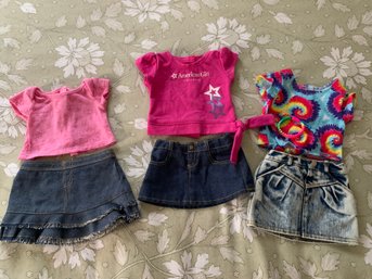 Assortment Of American Girl Doll Clothes 6 Pieces