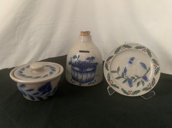 Salmon Falls Pottery Group Of ~3 Pieces